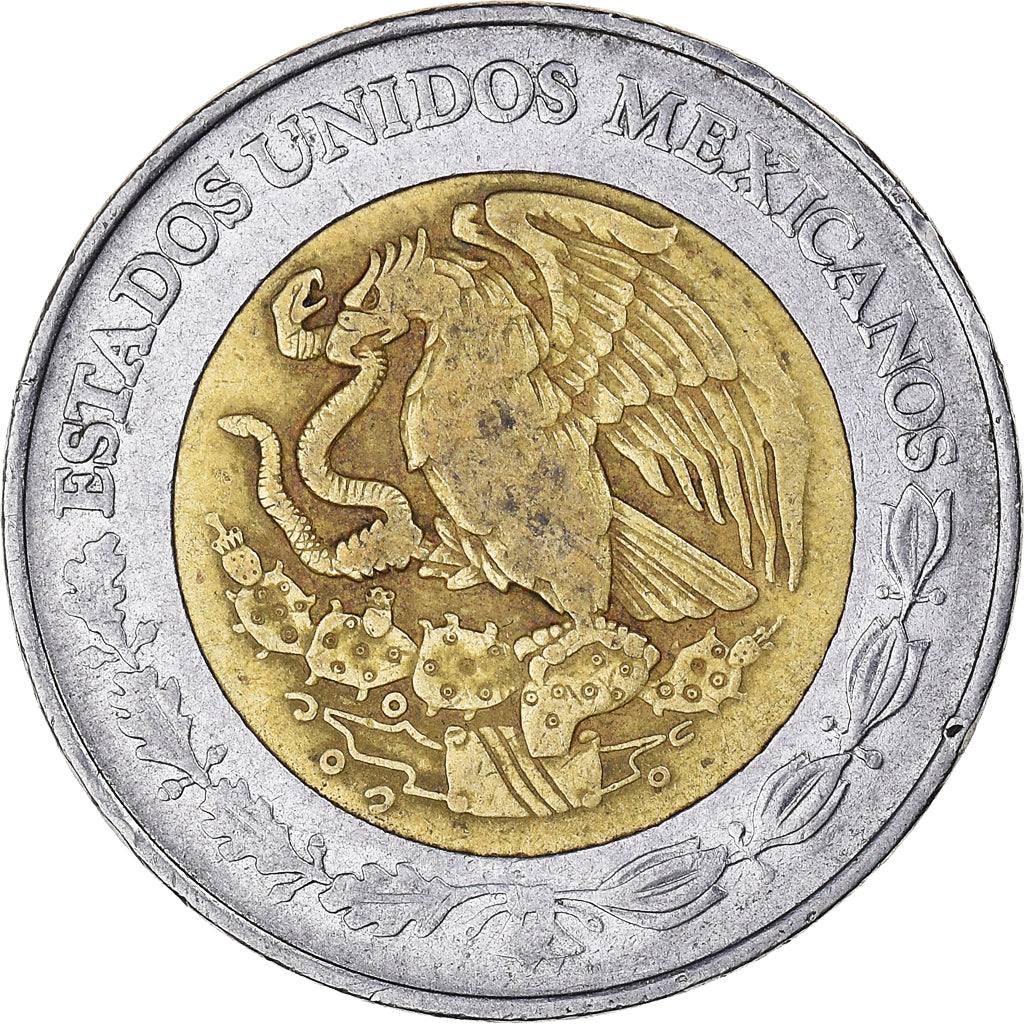 Moneda, México, 2 Nuevo Pesos, 1992