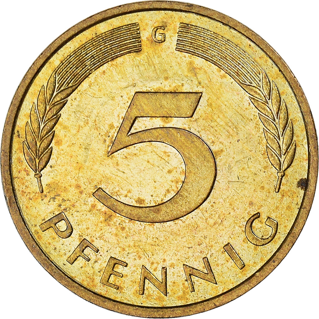 Coin, GERMANY - FEDERAL REPUBLIC, 5 Pfennig, 1985