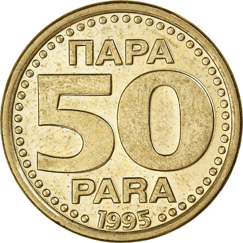 Moneda, Yugoslavia, 50 Para, 1995