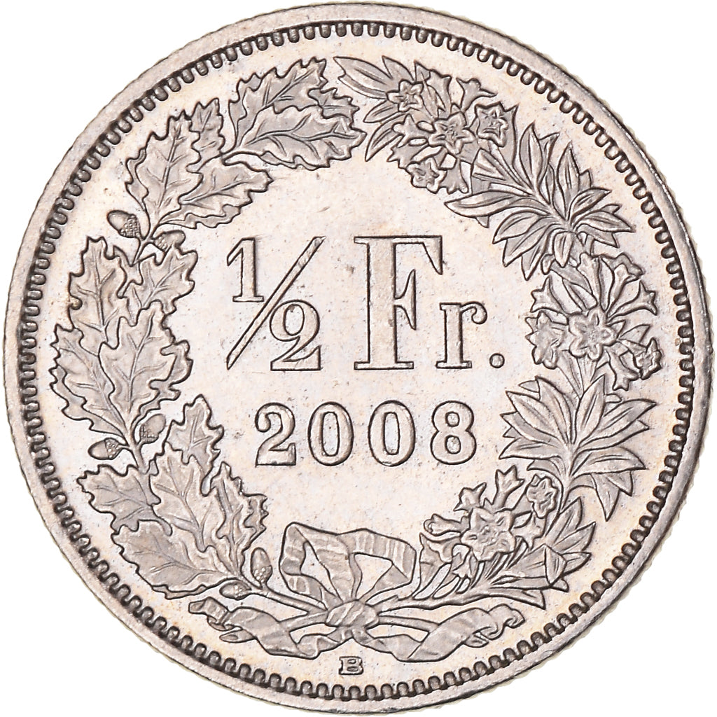 Moneta, Szwajcaria, 1/2 Franc, 2008