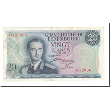 Banknote, Luxembourg, 20 Francs, 1966, 1966-03-07, KM:54a, EF(40-45)