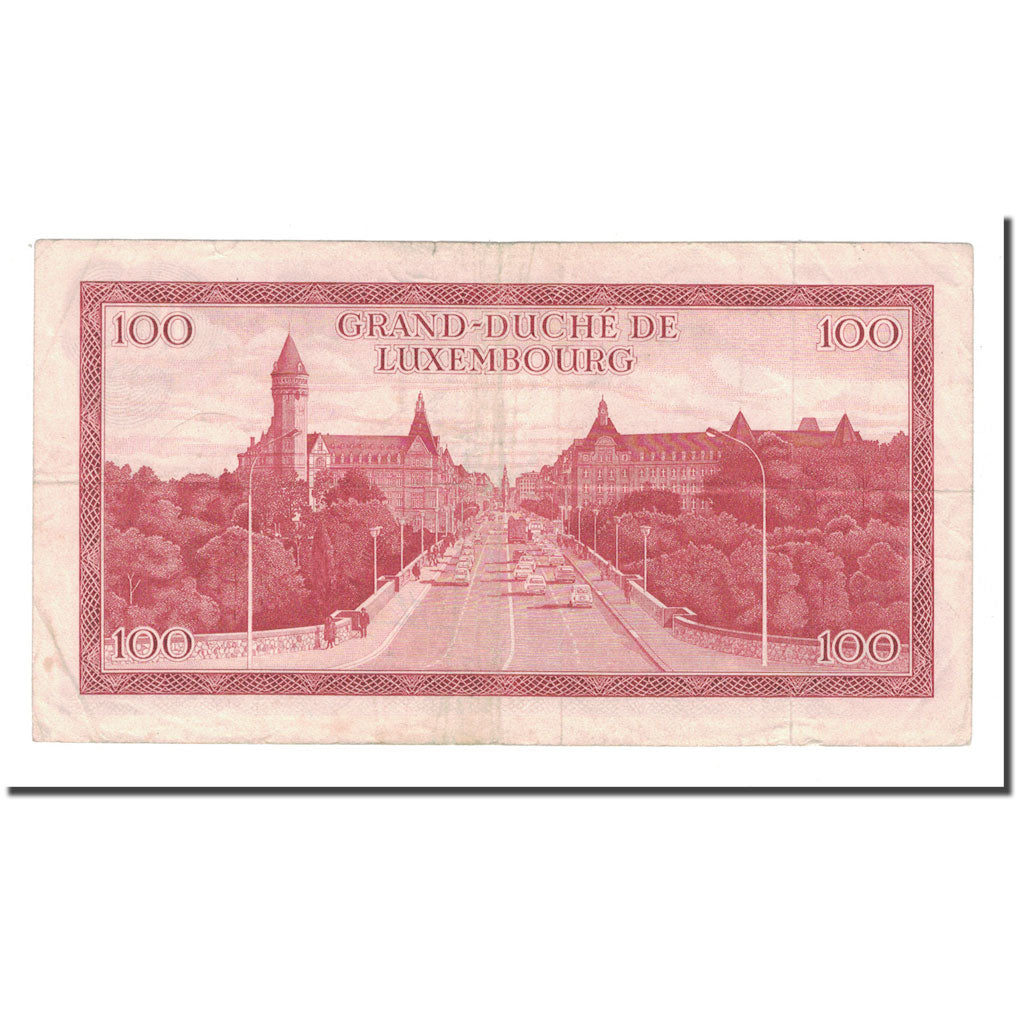Banknote, Luxembourg, 100 Francs, 1970, 1970-07-15, KM:56a, EF(40-45)