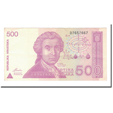 Billet, Croatie, 500 Dinara, 1991, 1991-10-08, KM:21a, TTB+