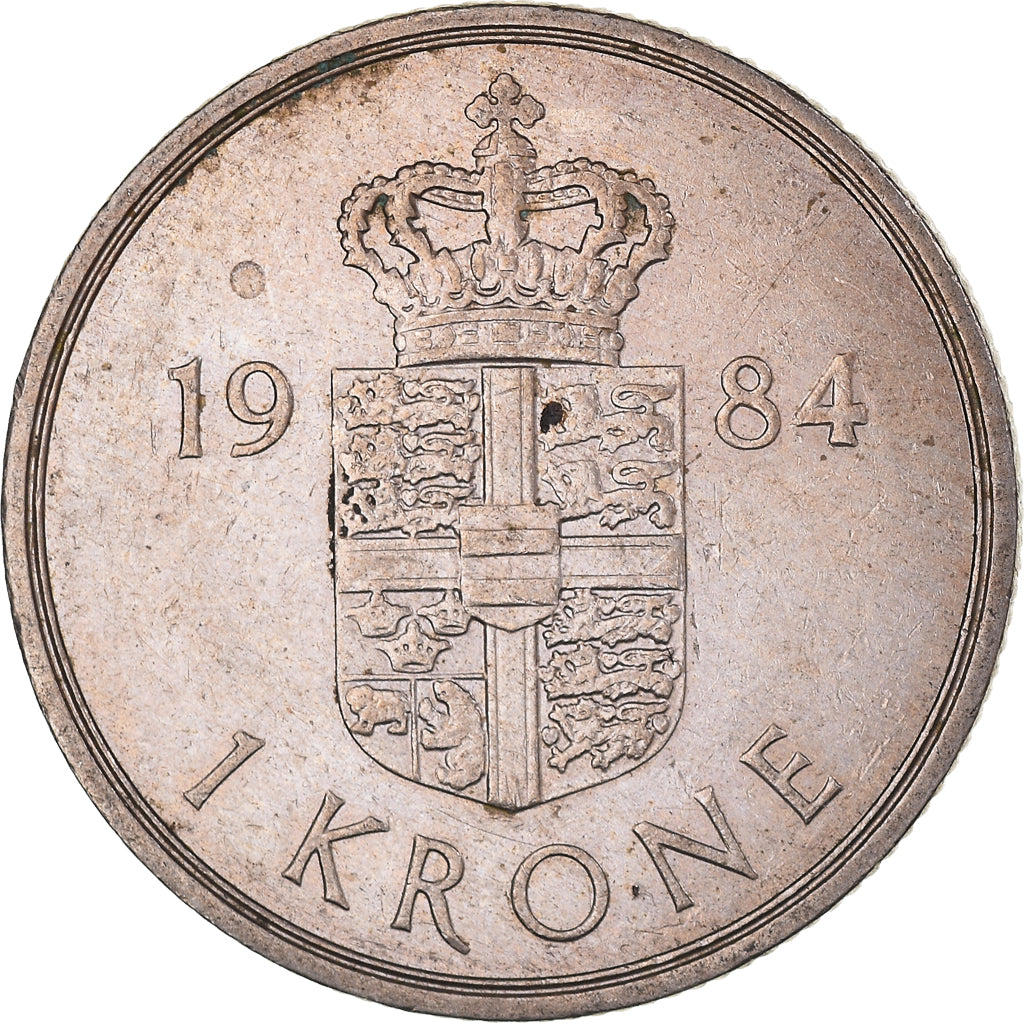Munten, Denemarken, Krone, 1984