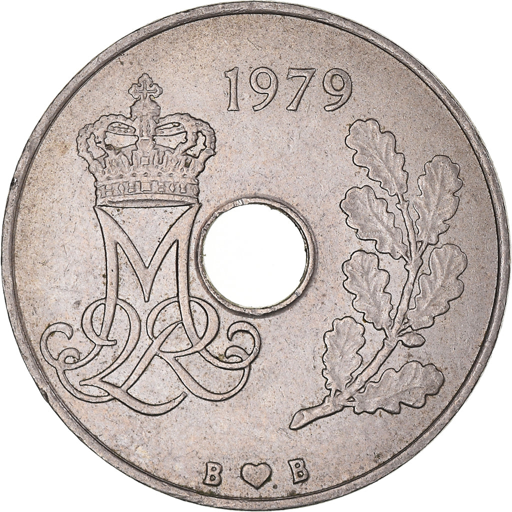 Monnaie, Danemark, 25 Öre, 1979