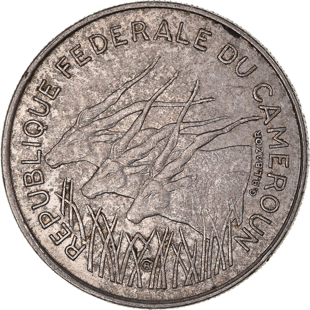 Monnaie, Cameroun, 100 Francs, 1971