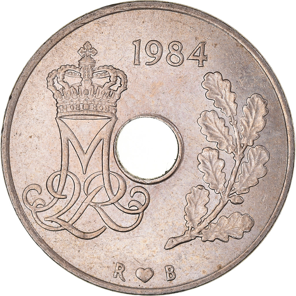 Munten, Denemarken, 25 Öre, 1984