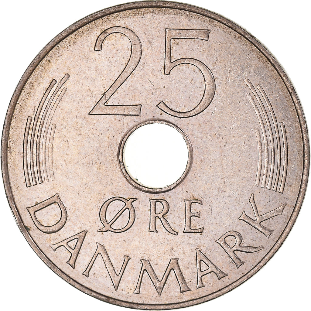 Munten, Denemarken, 25 Öre, 1984