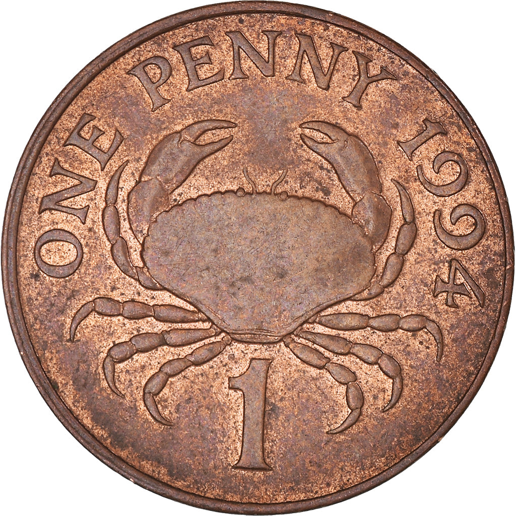 Coin, Guernsey, Penny, 1994