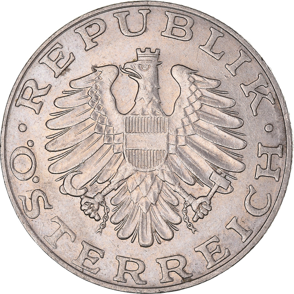 Moeda, Áustria, 10 Schilling, 1986