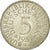 Monnaie, République fédérale allemande, 5 Mark, 1951, Stuttgart, SUP, Argent