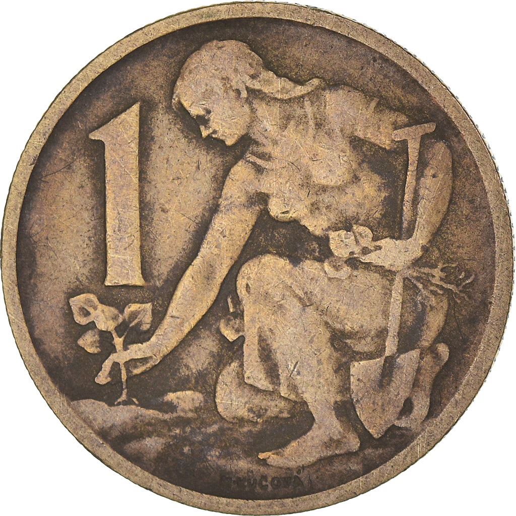 Moneta, Czechosłowacja, Haler, 1963