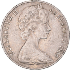 Münze, Australien, 20 Cents, 1969