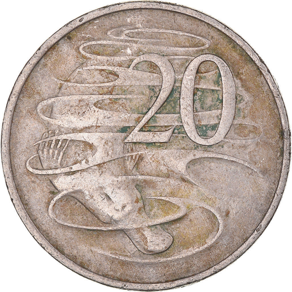 Münze, Australien, 20 Cents, 1969