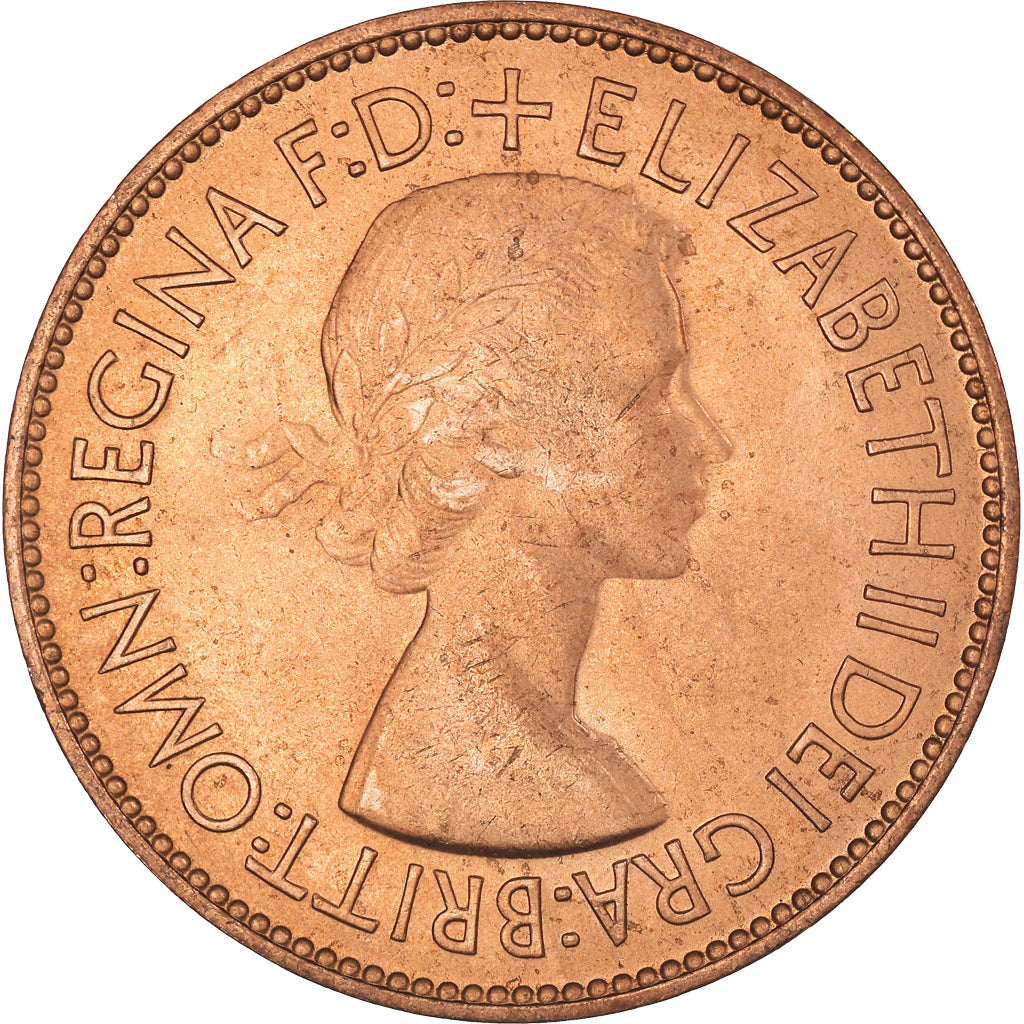 Moneda, Gran Bretaña, Penny, 1953