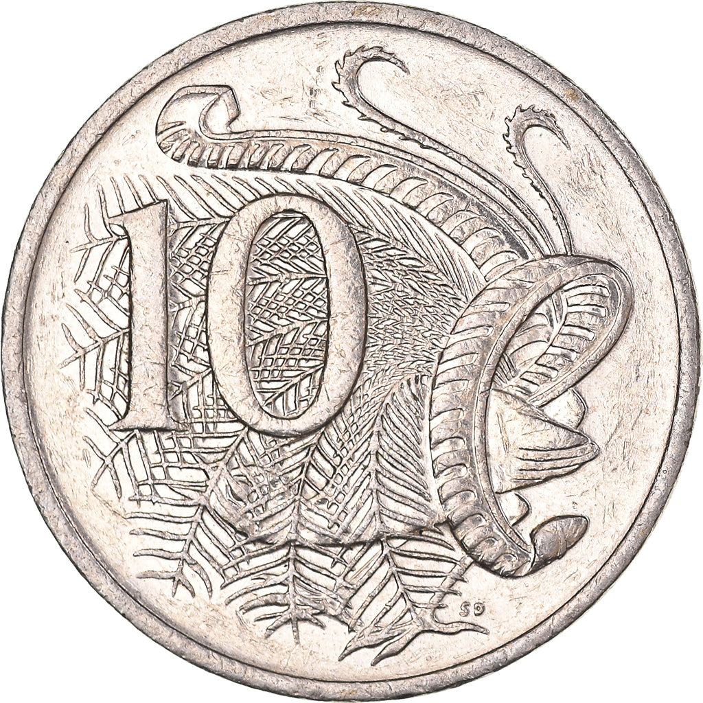 Coin, Australia, 10 Cents, 1989