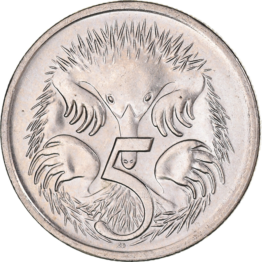 Monnaie, Australie, 5 Cents, 1996