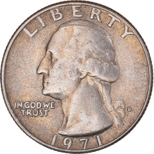 Moneda, Estados Unidos, Quarter, 1971