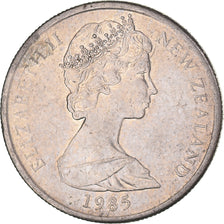 Coin, New Zealand, 5 Cents, 1985