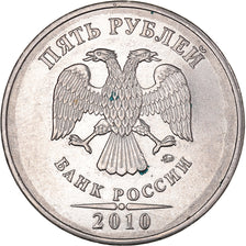 Moneda, Rusia, 5 Roubles, 2010