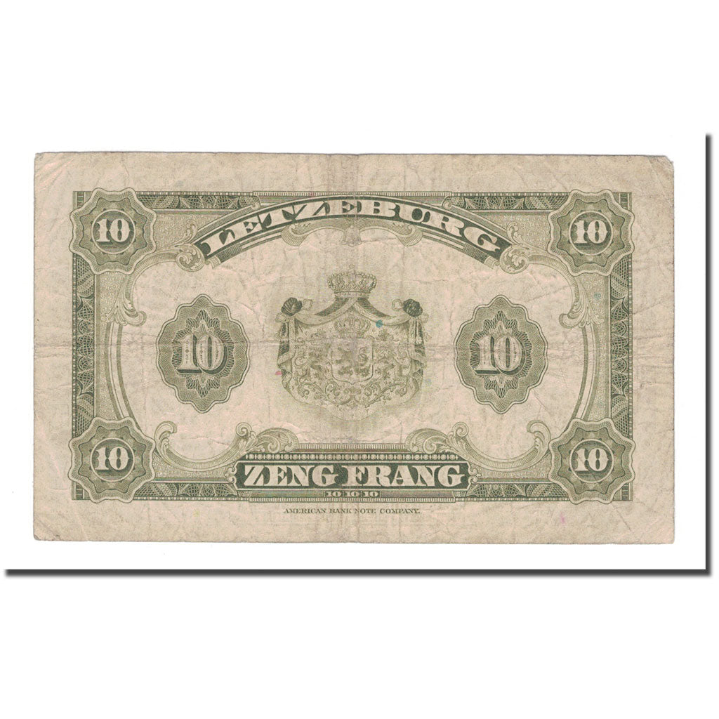Banknote, Luxembourg, 10 Francs, 1966, KM:44a, VF(20-25)
