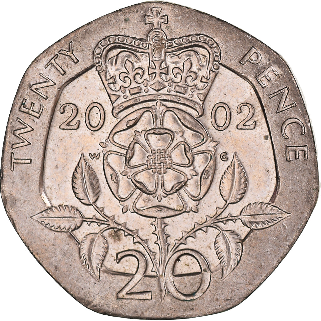 Coin, Great Britain, 20 Pence, 2002