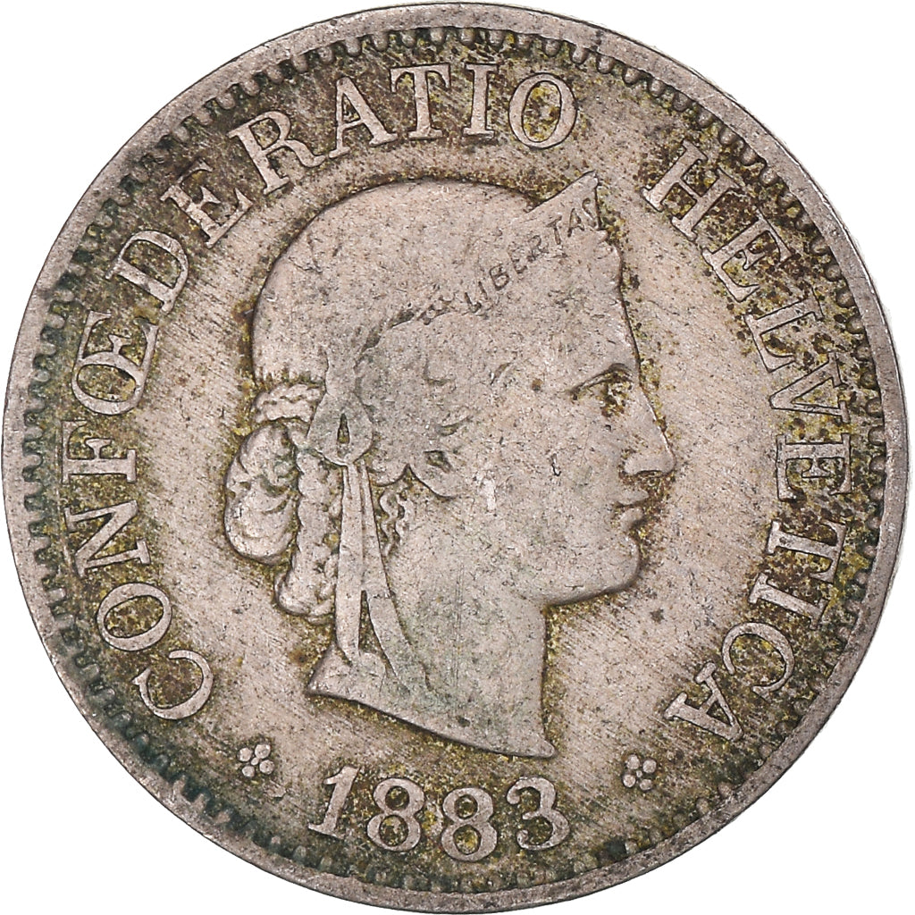 Moneta, Szwajcaria, 10 Rappen, 1883