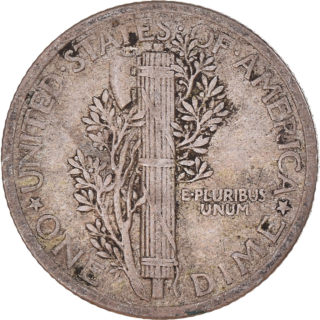 Coin, United States, Dime, 1917