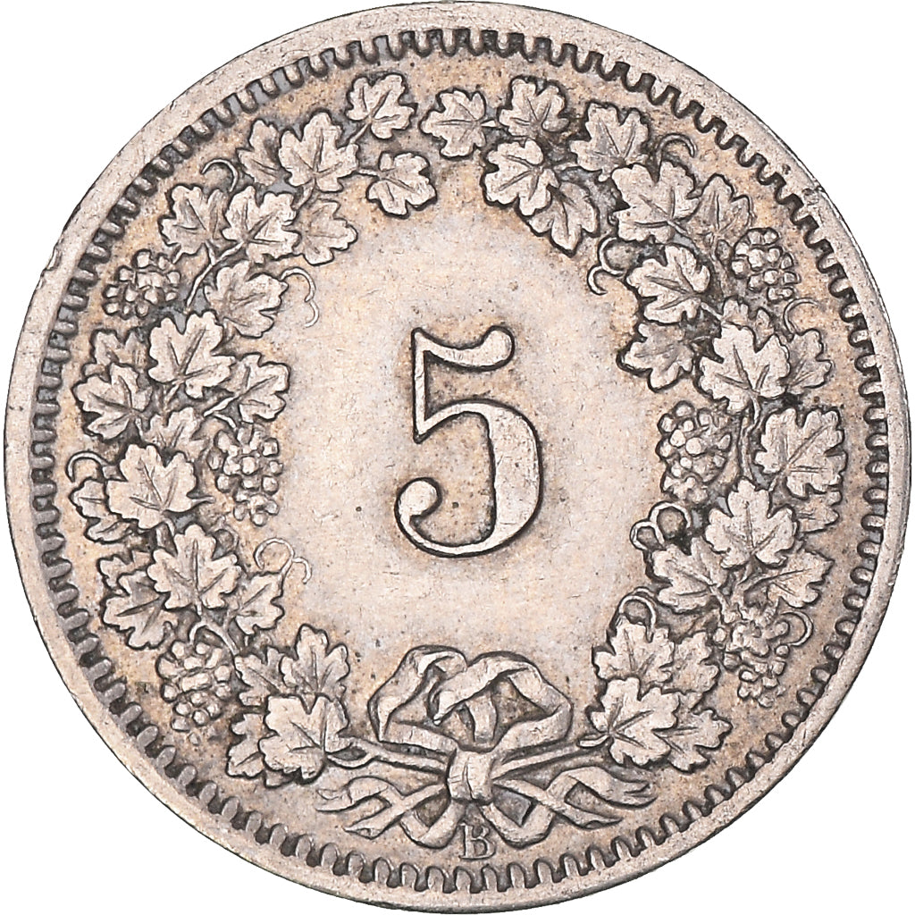 Moneta, Szwajcaria, 5 Rappen, 1914