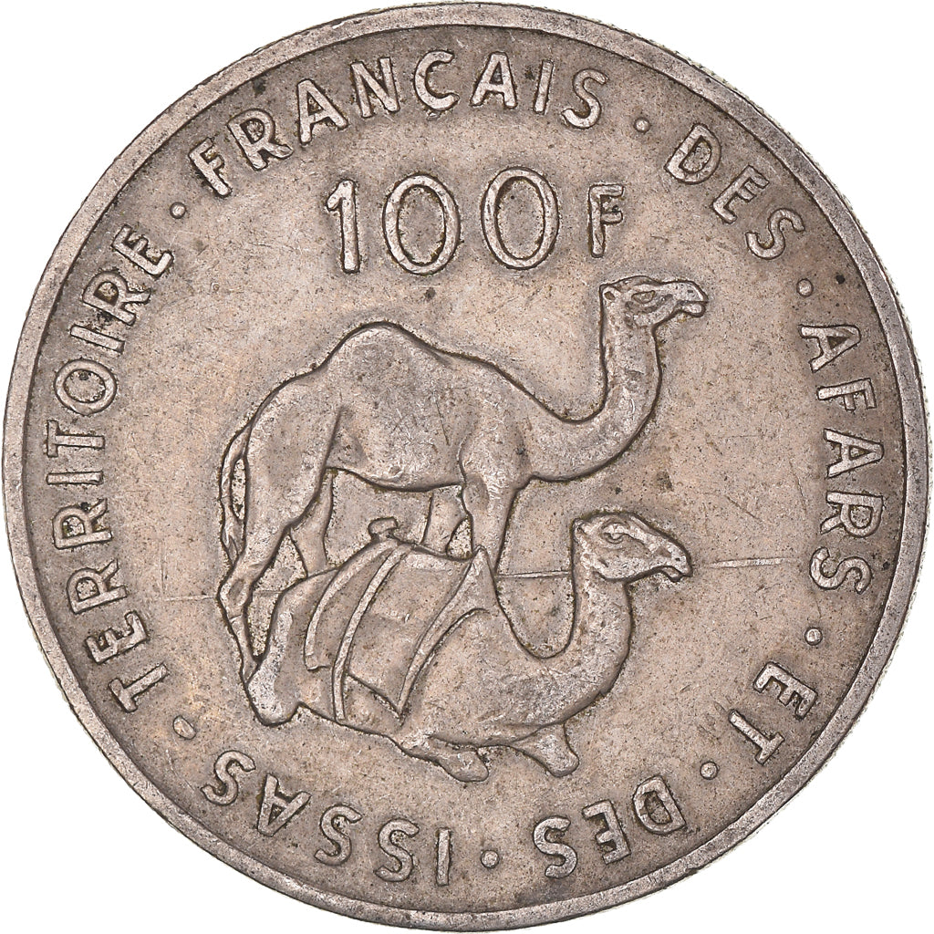 Moneda, TERRITORIO FRANCÉS DE LOS AFARS E ISSAS, 100 Francs, 1970