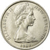 Moneda, Nueva Zelanda, Elizabeth II, 20 Cents, 1967, MBC, Cobre - níquel