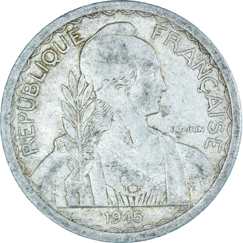 Moeda, França, 20 Centimes, 1945