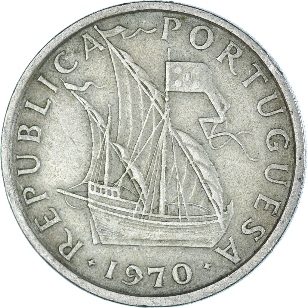 Moneda, Portugal, 5 Escudos, 1970