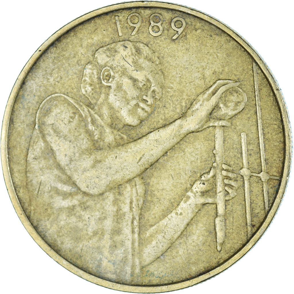 Coin, West African States, 25 Francs, 1989