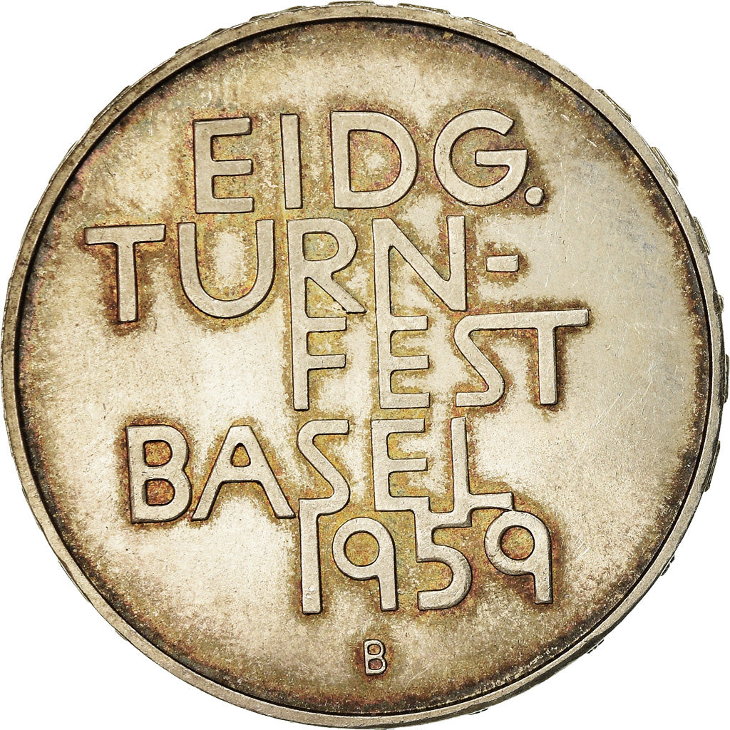 Switzerland, Medal, Eidg. Turn-Fest Basel, 1959, MS(60-62), Silver