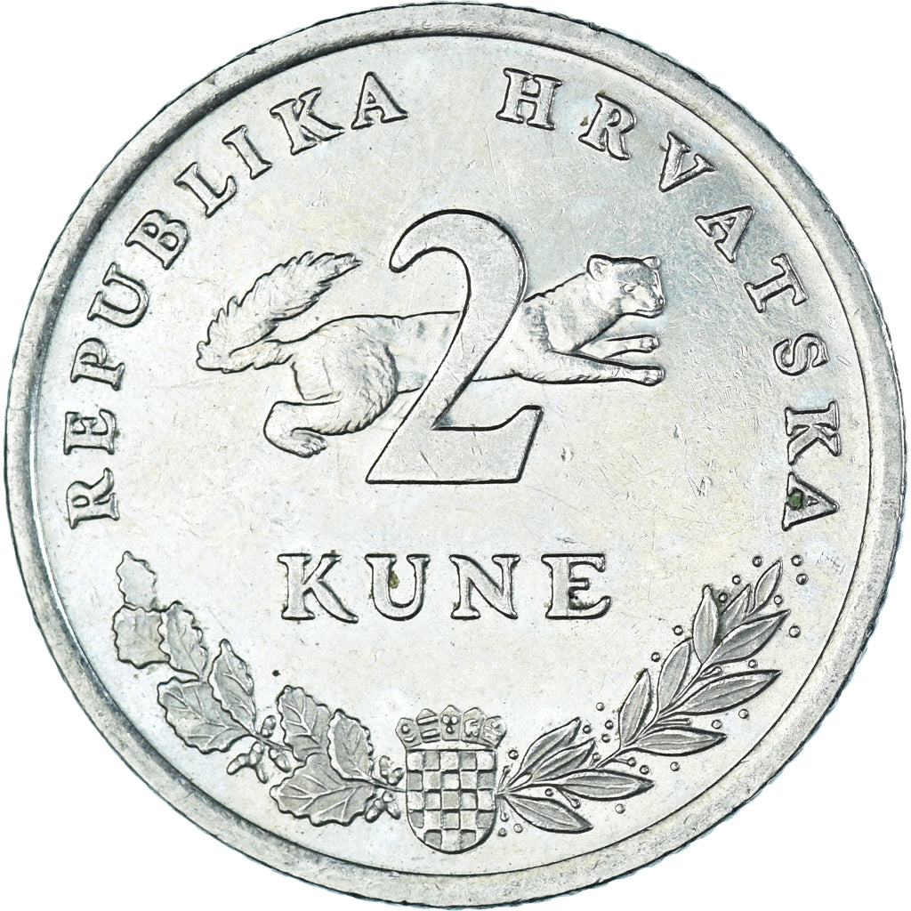 Moneta, Chorwacja, 2 Kune, 1993