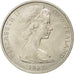 NEW ZEALAND, 10 Cents, 1967, KM #35, AU(55-58), Copper-Nickel, 23.62, 5.83