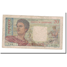 Banknote, Tahiti, 20 Francs, Undated (1963), KM:21c, VF(20-25)