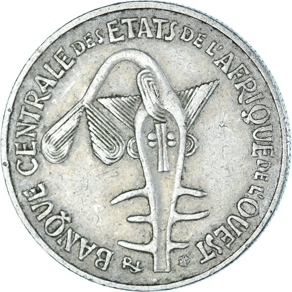 Coin, West African States, 50 Francs, 1989