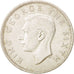 NEW ZEALAND, Crown, 1949, KM #22, AU(55-58), Silver, 38.8, 28.30
