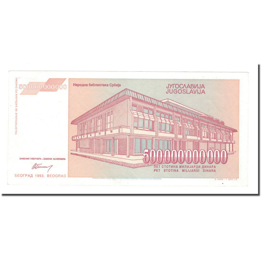 Banknote, Yugoslavia, 500,000,000,000 Dinara, 1993, KM:137a, UNC(63)