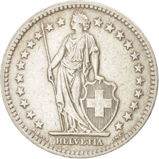 Svizzera, 2 Francs, 1944, Bern, BB, Argento, KM:21