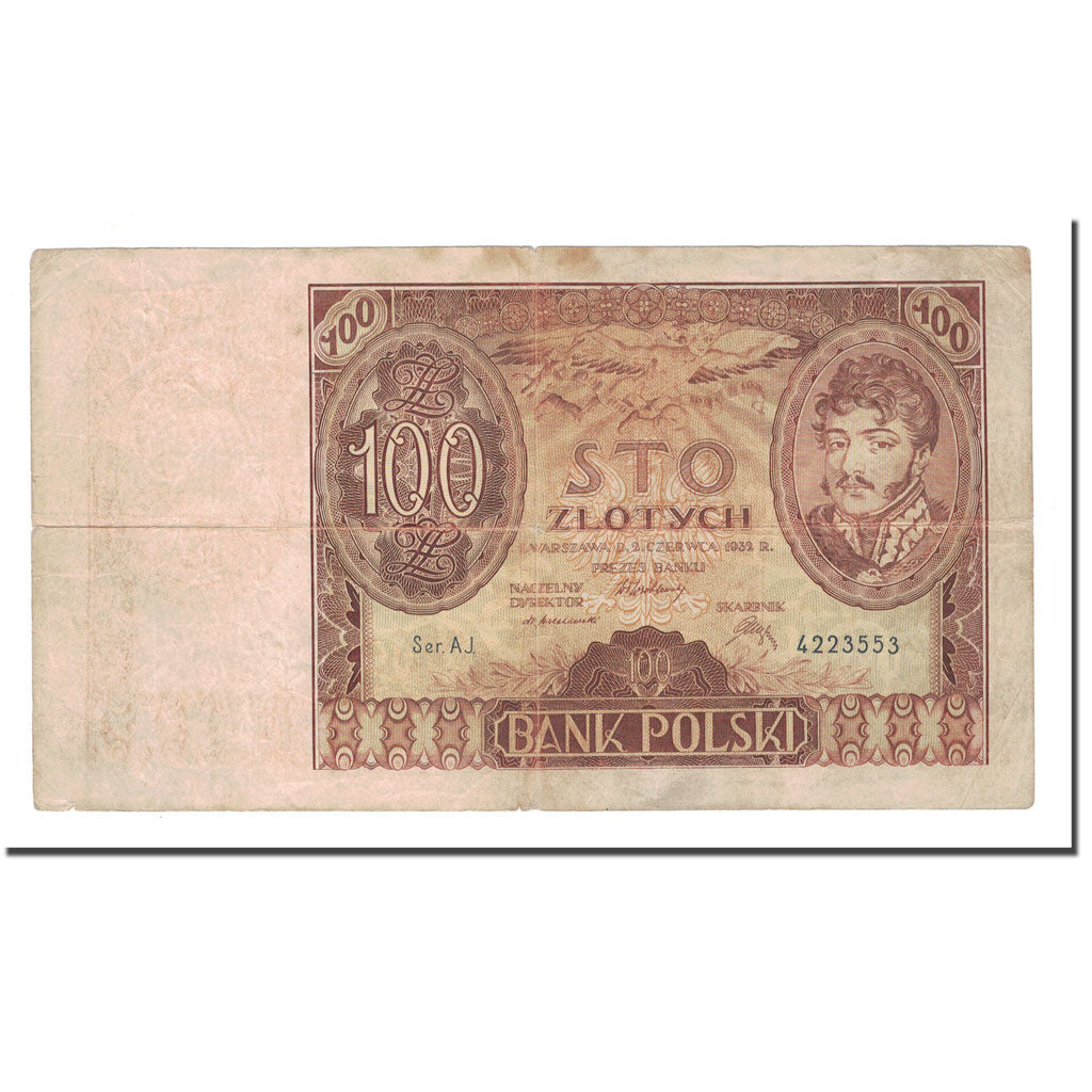 Banknote, Poland, 100 Zlotych, 1932, 1932-06-02, KM:74a, VF(20-25)