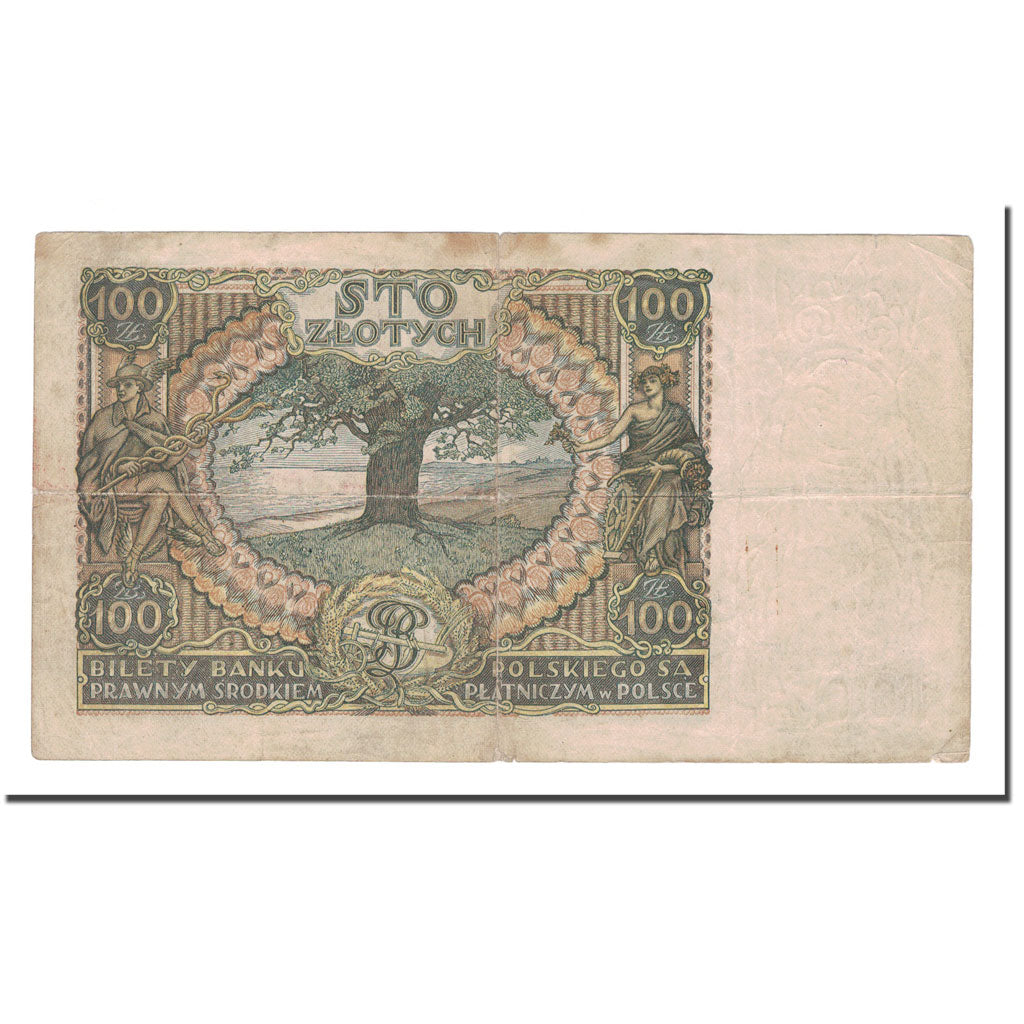 Banknote, Poland, 100 Zlotych, 1932, 1932-06-02, KM:74a, VF(20-25)