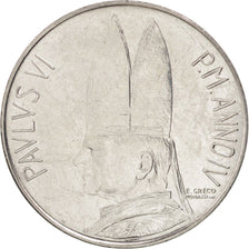 VATICAN CITY, 100 Lire, 1966, Roma, KM #90, EF(40-45), Stainless Steel, 27.75,..