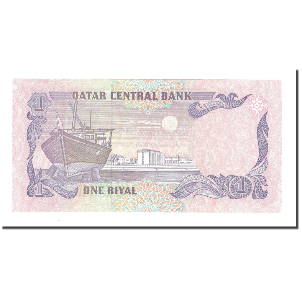 Banknote, Qatar, 1 Riyal, KM:13a, UNC(65-70)