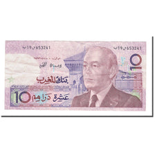 Banknote, Morocco, 10 Dirhams, 1987/AH407, KM:63a, VF(30-35)