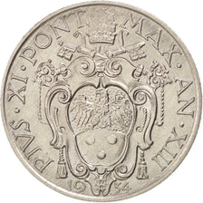 VATICAN CITY, Lira, 1934, KM #5, MS(63), Nickel, 8.02