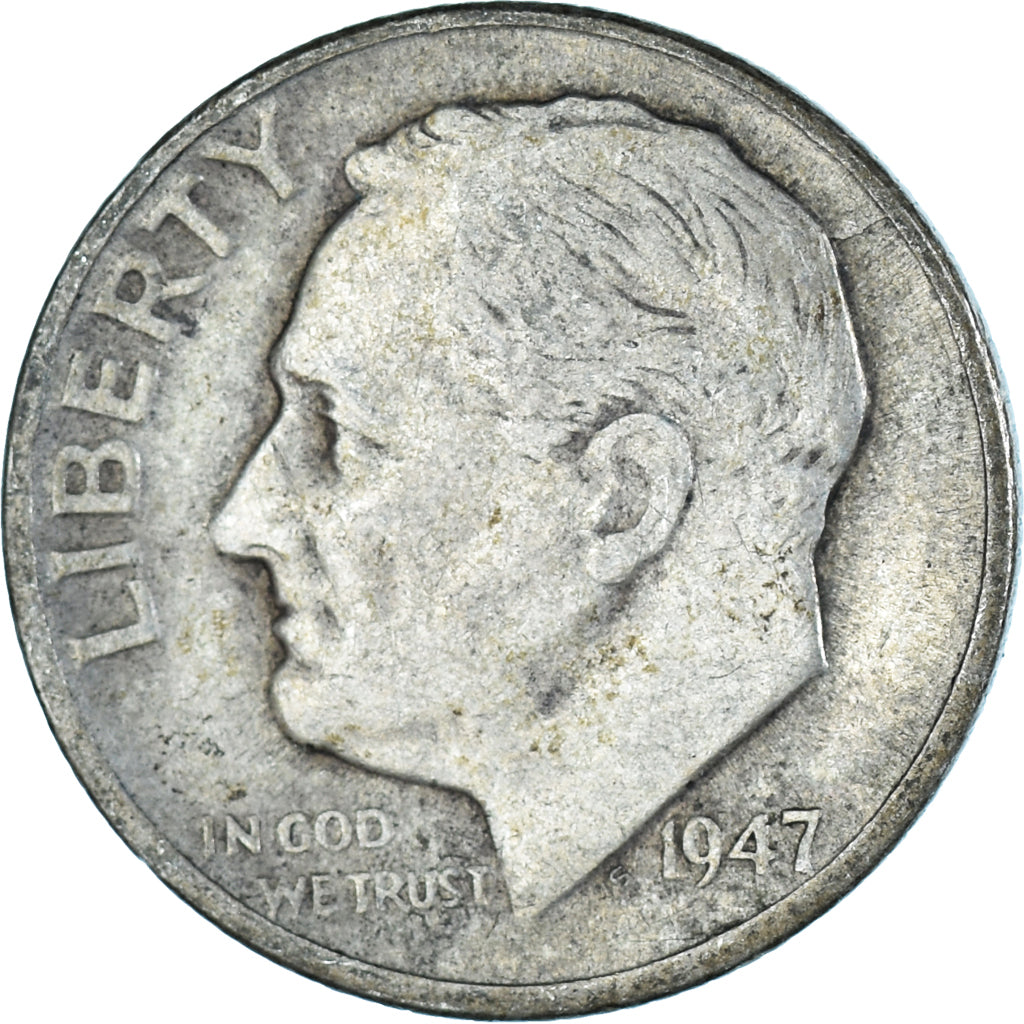Moeda, Estados Unidos da América, Dime, 1947