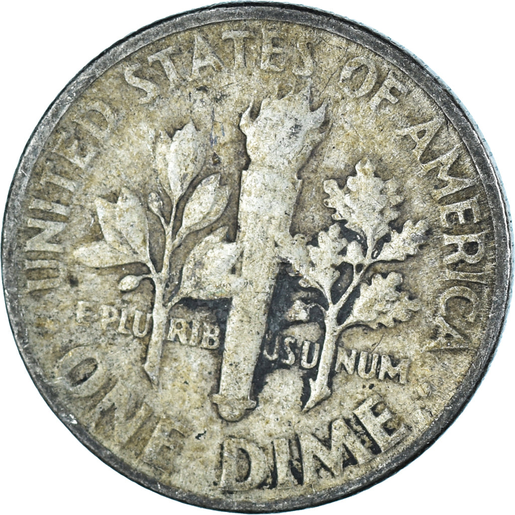 Moeda, Estados Unidos da América, Dime, 1947